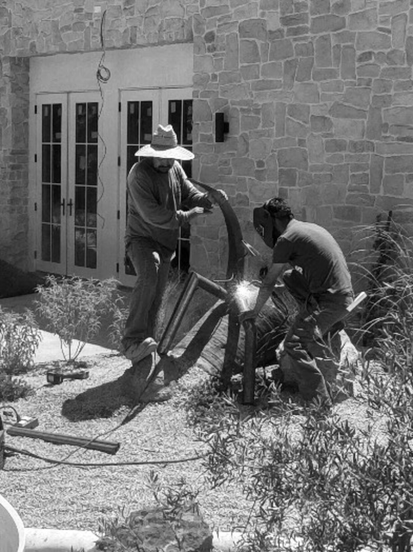 The makers at work