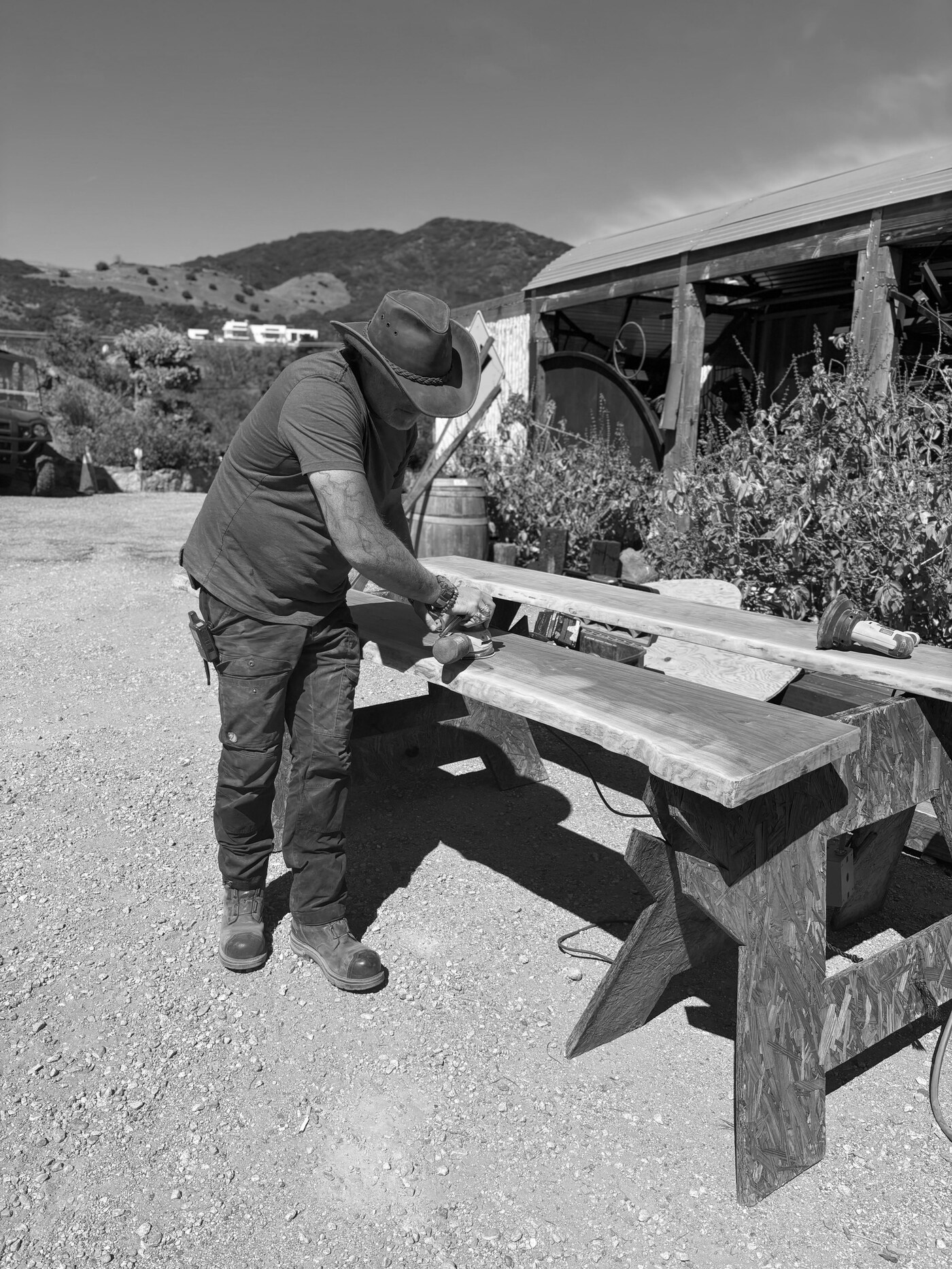 The makers at work